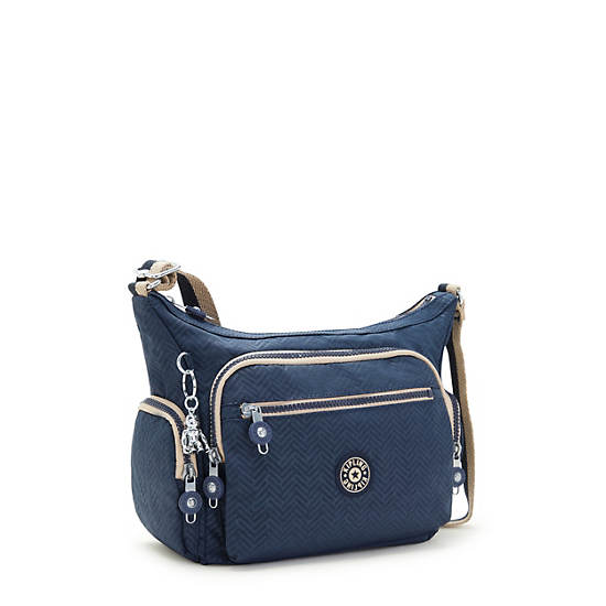 Kipling Gabbie Small Printed Crossbodytassen Blauw | BE 1148ZU